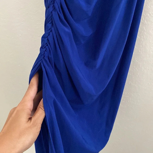 NWOT Sabora Asymmetrical Bodycon Mini Dress - Picture 3 of 6